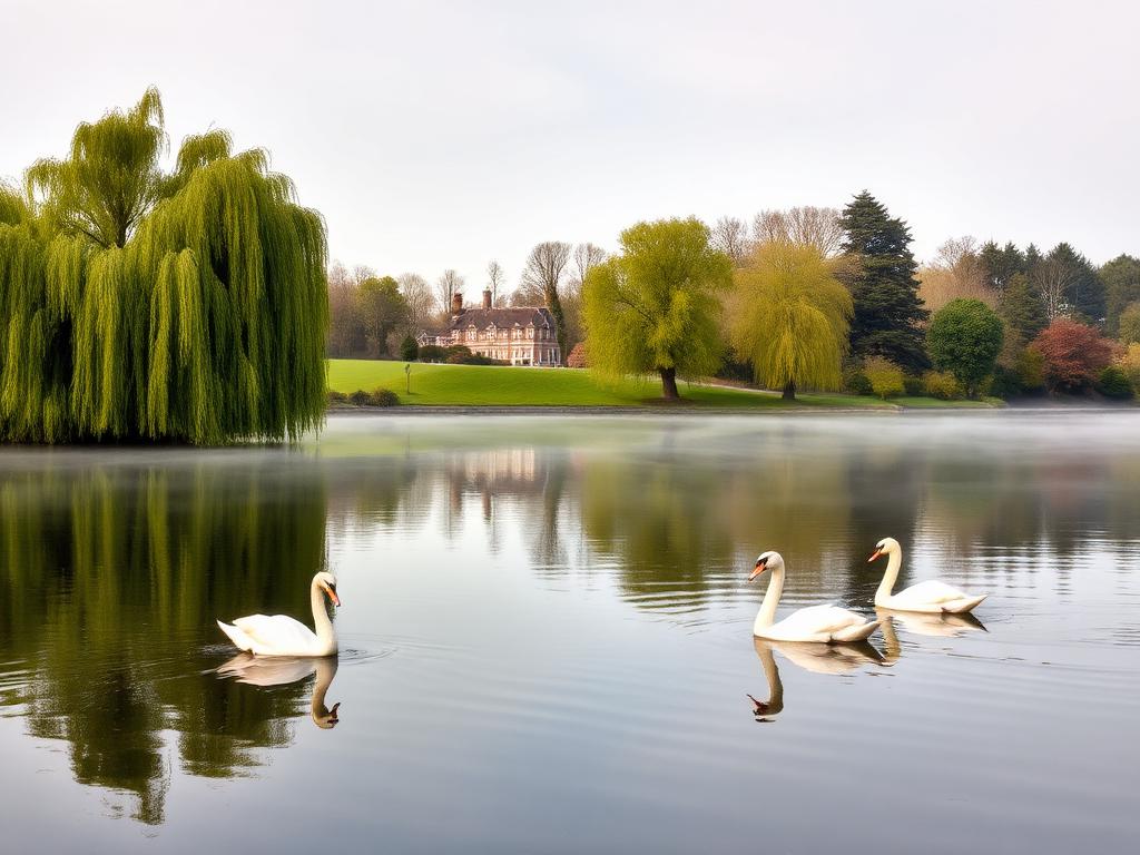 27 acres of lakes & parkland